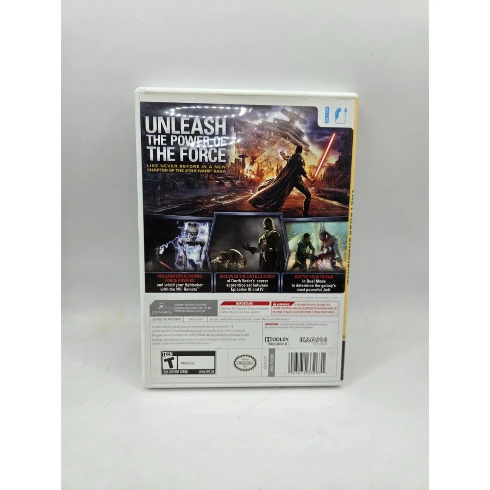 Star‎ Wars: The Force Unleashed (Nintendo Wii) CIB COMPLETE & TESTED